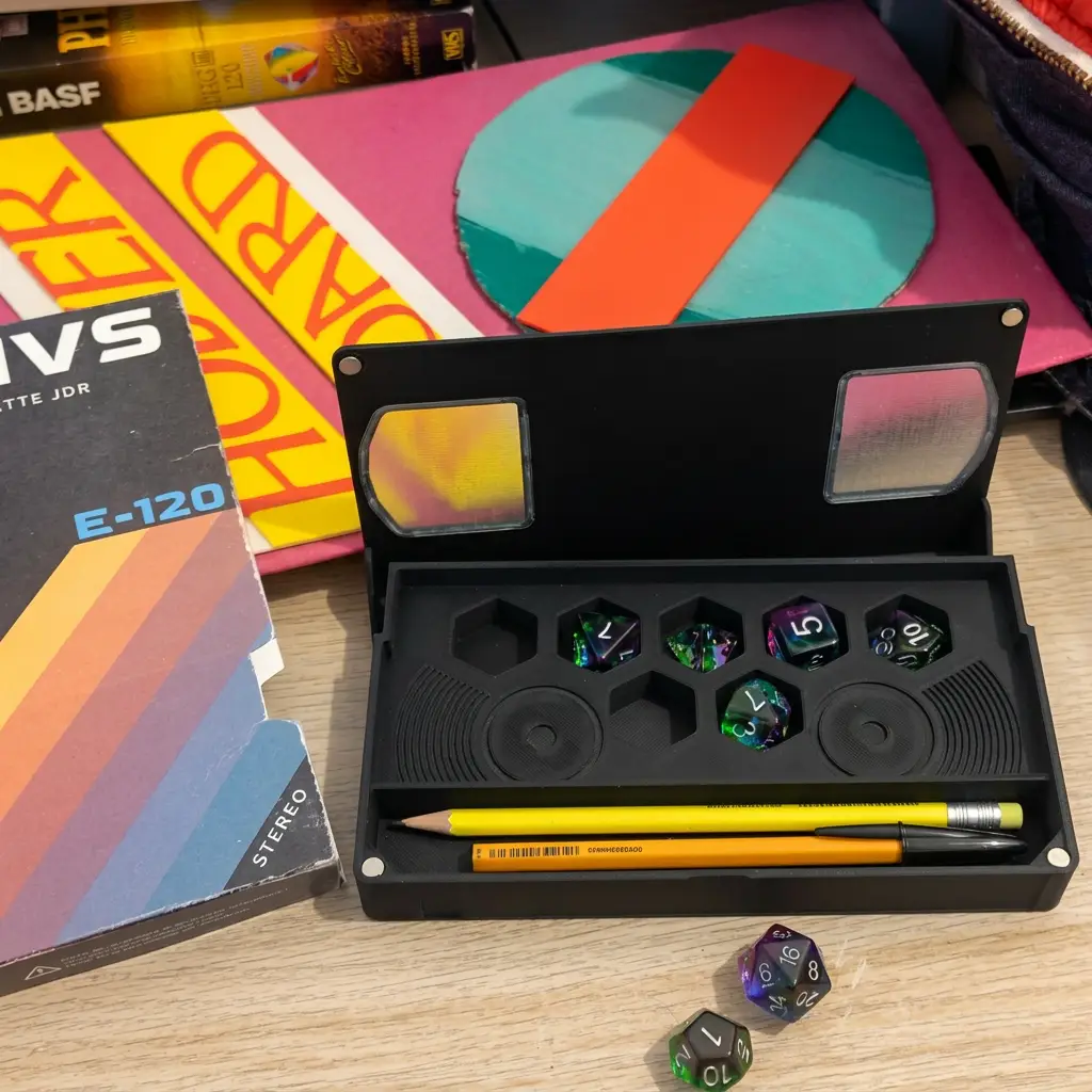 Set de dés - Videocassette JDR